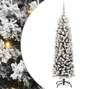vidaXL Artificial Christmas Tree with 150 LEDs with Stand Green 150 cm