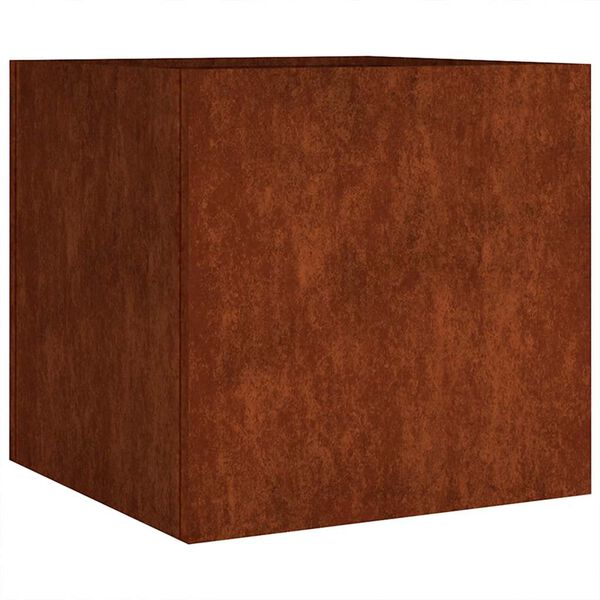 vidaXL Planter 40x41x40 cm Corten Steel