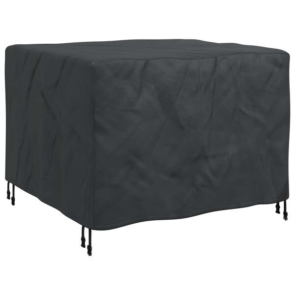 vidaXL Furniture Cover Plain Black 100 x 100 x 70 cm 600D