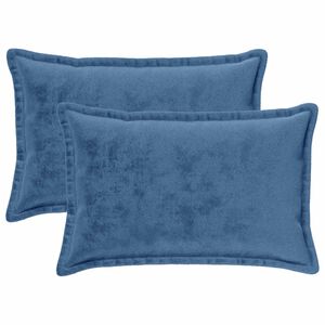vidaXL Cushion Cover 2 pcs HOUTEN Light Blue 50 x 80 cm Flannel