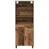 vidaXL Highboard Old Wood 69.5 x 34 x 180 cm Engineered Wood