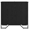 vidaXL Sideboard Black Oak 78 x 35 x 74.5 cm