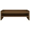 vidaXL Monitor Stand Honey Brown 50x24x16 cm Solid Wood Pine