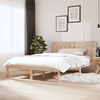 vidaXL Bed Frame without Mattress Double Solid Wood