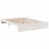 vidaXL Bookcase Bed without Mattress White 150x200 cm Solid Wood Pine