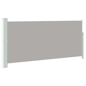 vidaXL Retractable Side Awning 140 x 300 cm Grey