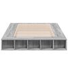 vidaXL Bed Frame without Mattress Grey Sonoma 120x200 cm