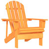 vidaXL Garden Adirondack Chair Solid Fir Wood Orange