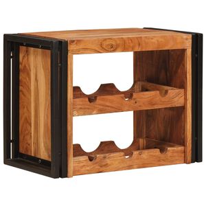 vidaXL Wine Rack Brown 60 x 45 x 33 cm Solid Acacia Wood
