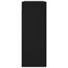 vidaXL Wall Mounted Cabinet Black 69.5x34x90 cm