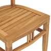 vidaXL 7 Piece Garden Dining Set Solid Teak Wood