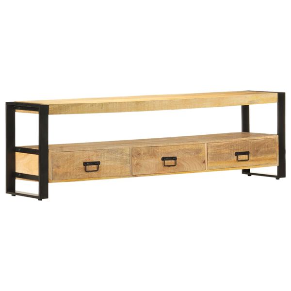 vidaXL TV Cabinet 150x30x45 cm Solid Mango Wood