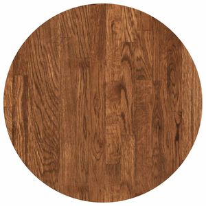 vidaXL Table Top Light Brown &Oslash; 40 x 2.5 cm Solid Oak Wood