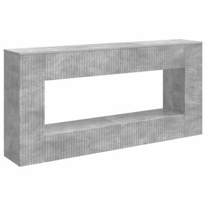 vidaXL Console Table Concrete Grey 155 x 29 x 74 cm Engineered Wood