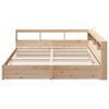 vidaXL Bookcase Bed without Mattress 180x200 cm Solid Wood Pine