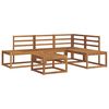 vidaXL Outdoor Sofa Set 5 Piece Natural Solid Acacia Wood