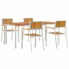 vidaXL Outdoor Dining Set 5 pcs 180 x 90 x 75 cm