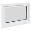 vidaXL Basement Window "RISOR" 110x70 cm Tilt&Turn DIN Right White