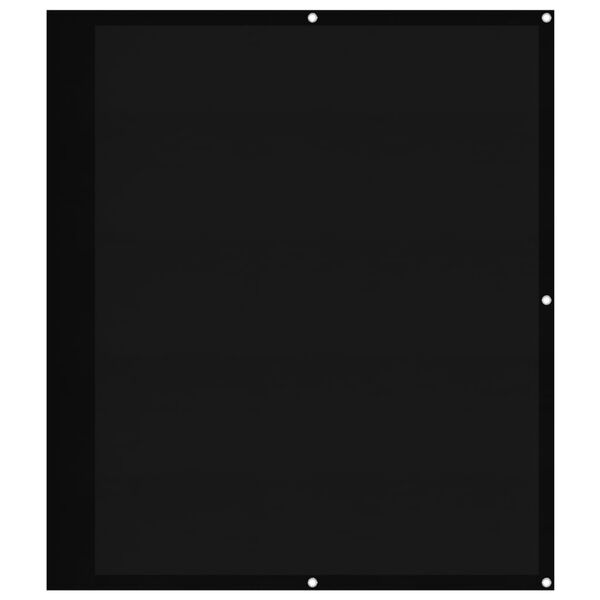 vidaXL Balcony Screen Black 120x1000 cm 100% Polyester Oxford