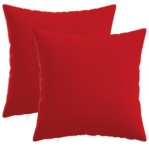 vidaXL Cushion Cover 2 pcs HEERLEN Red 30 x 30 cm Fabric