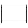 vidaXL Backdrop Stand Black 305x243 cm Steel
