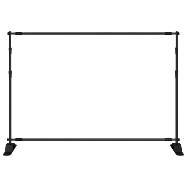 vidaXL Backdrop Stand Black 305x243 cm Steel