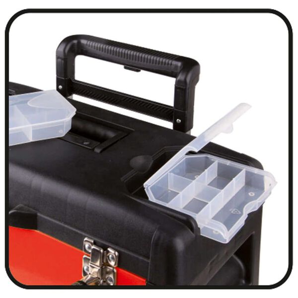 YATO Trolley Tool Box with 2 Drawers 52x32x72 cm