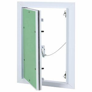 vidaXL Access Panel Green and Silver 25 x 35 cm