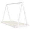 vidaXL Kids Bed Frame White 90x200 cm Solid Wood Pine