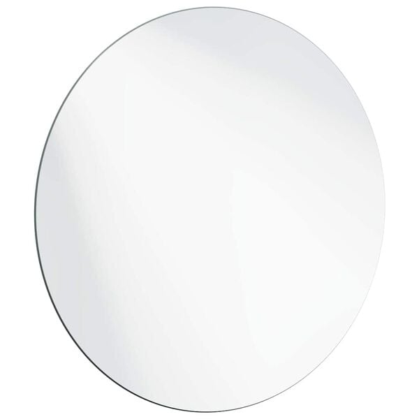 vidaXL Wall Mirror Round &Oslash; 70 cm Tempered Glass