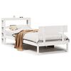 vidaXL Bed Frame without Mattress White 90x200 cm Solid Wood Pine