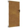 vidaXL Garden Gate 85 x 200 cm Powder-coated steel Black Lockable