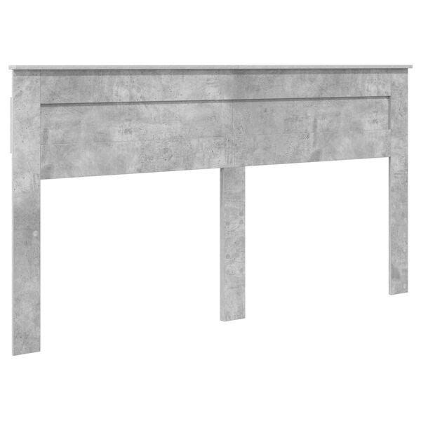 vidaXL Headboard Concrete Grey 200 cm Engineered wood