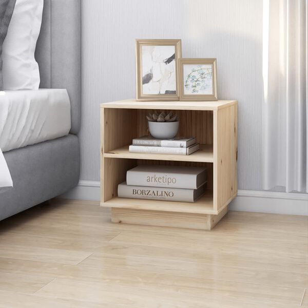 vidaXL Bedside Cabinets 2 pcs 40x34x40 cm Solid Wood Pine