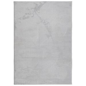 vidaXL Rug IZA Short Pile Scandinavian Look Grey 160x230 cm