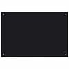 vidaXL Kitchen Backsplash 2 pcs Black 90 x 50 cm Tempered Glass