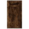 vidaXL Desk Cabinet Smoked Oak 40x49x75 cm Engineered Wood