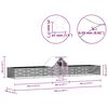 vidaXL Chicken Coop 10x2x2 m Galvanised Steel