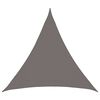 vidaXL Sunshade Sail 2 x 2 x 2 m HDPE Triangular Light Grey