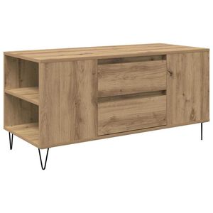 vidaXL Coffee Table Artisan Oak 102 x 44.5 x 50 cm Engineered Wood