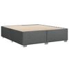 vidaXL Bed Frame without Mattress Dark Grey Super King Fabric