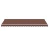 vidaXL Manual Retractable Awning Brown 600x350 cm
