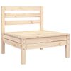 vidaXL Garden Sofa 3-Seater Solid Wood Pine
