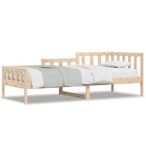 vidaXL Day Bed without Mattress 90x190 cm Single Solid Wood Pine