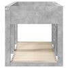 vidaXL Bunk Bed for Kids Concrete Grey 80 x 200 cm Engineered Wood