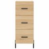 vidaXL Sideboard Sonoma Oak 34.5x34x90 cm Engineered Wood
