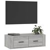 vidaXL Hanging TV Cabinet Grey Sonoma 80x36x25 cm Engineered Wood