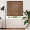 vidaXL Window Blind Geometric Brown 150 x 220 cm Bamboo
