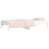 vidaXL Day Bed without Mattress White 80x200 cm Solid Wood Pine