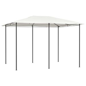 vidaXL Gazebo | Cream | Fabric | 3x4x2.6 m | Durable | Gazebo | Rectangular